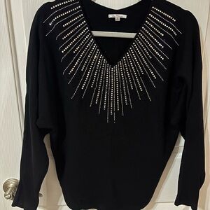 Milano Black Top with White Accents